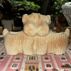 Vintage Scottie Double Planter